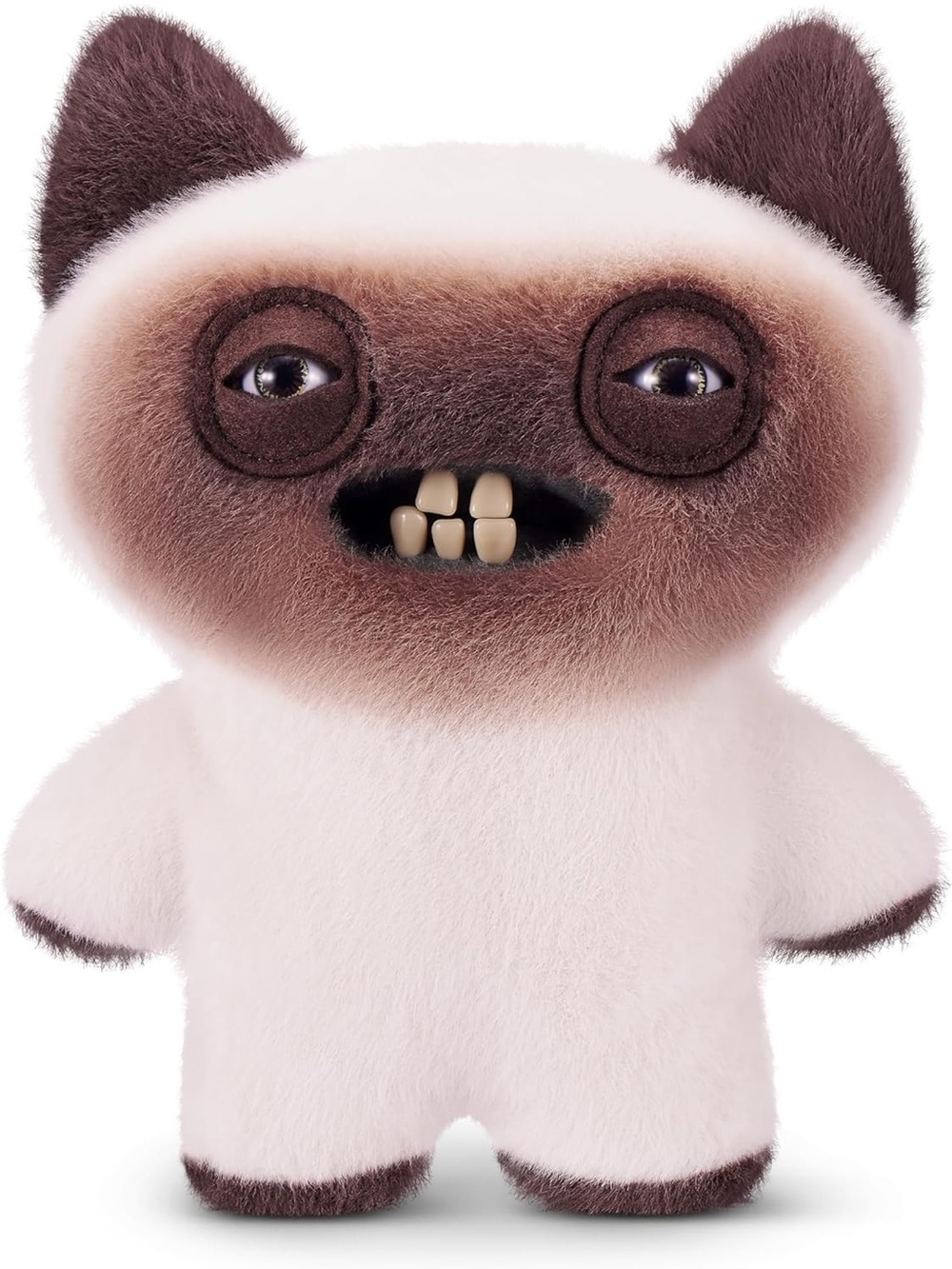Zuru YAWPER Alley Cats Fuggler Cute Furry Character Plush in Cream and Brown